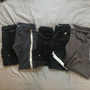 Women's Athletic Pants - 5 Pairs - Medium